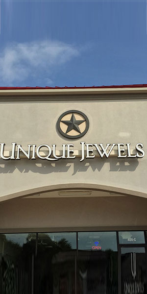 Entrance of Unique Jewels Showroom